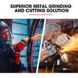 Baumr-AG 20V Cordless Angle Grinder 125mm 2Ah Lithium Battery Power Charger