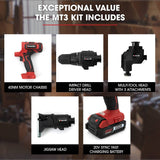 BAUMR-AG Cordless MT3 20V SYNC 3in1 Combi-Tool Kit, with Battery and Charger