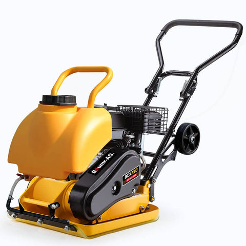 BAUMR-AG 94kg 420x540mm Plate Compactor, Sprinkler System, Paver Pad