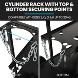 ROSSI Heavy-Duty 160kg Capacity Welding Cart Trolley, with Consumables Case