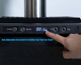 Beer Keg Fridge KegMaster Series XL Kegerator With Four Beer Taps