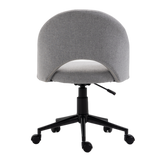 Fabric Office Chair Computer Upholstered Swivel Home Desk Chair  Grey