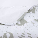 Bubba Blue Petit Elephant Reversible Cuddle Blanket 106011