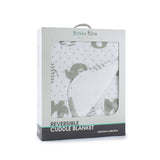 Bubba Blue Petit Elephant Reversible Cuddle Blanket 106011