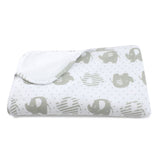Bubba Blue Petit Elephant Reversible Cuddle Blanket 106011