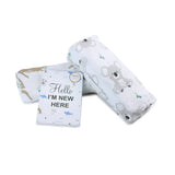 Bubba Blue Aussie Animal 2Pk Muslin Wraps 104567