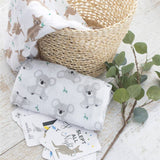 Bubba Blue Aussie Animal 2Pk Muslin Wraps 104567