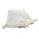 Bubba Blue Confetti Cot Knit Blanket 101894