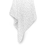 Bubba Blue Ash Grey Safari Bamboo 3pk Muslin Swaddle Wraps BB06592