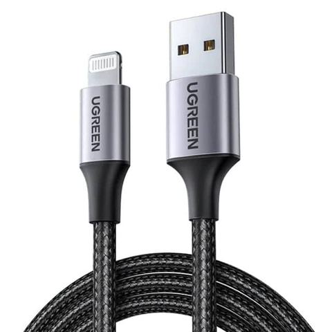 UGREEN USB-A to  Cable 2m (Aluminium case, Black) - 60158
