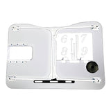 EKKIO Extra Large Multifunctional Portable Bed Tray Laptop Desk (White Oak) EK-BT-102-OEJ