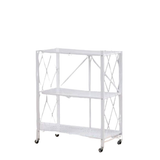 EKKIO Foldable Storage Shelf 3 Tier (White)