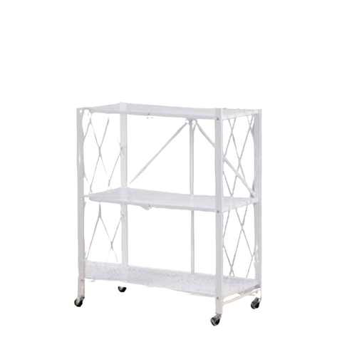 EKKIO Foldable Storage Shelf 3 Tier (White)