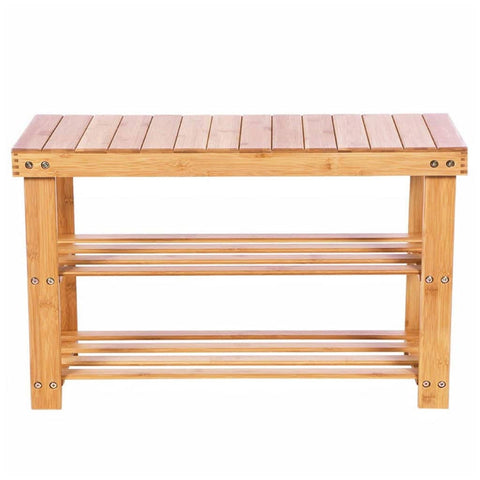 EKKIO 2-Tiers Bamboo Bench 70cm EK-BB-100-DH