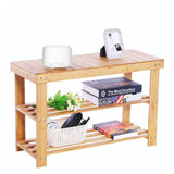 EKKIO 2-Tiers Bamboo Bench 70cm EK-BB-100-DH