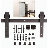 EKKIO 2m Sliding Barn Door Hardware Track EK-SDH-100-XJW