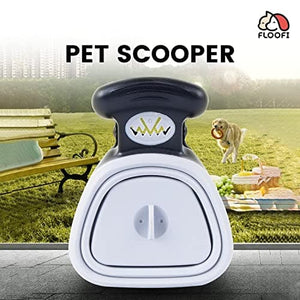 Floofi Pet Portable Pooper Scooper M Size Grey FI-PS-100-XP