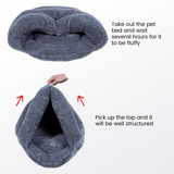 Floofi Triangle Pet Bed (L Red) FI-PB-104-TS