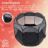 Floofi Oxford Playpen (120cm Blue) FI-PP-101-XR