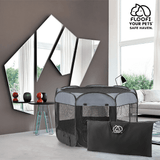 Floofi Oxford Playpen (120cm Grey) FI-PP-102-XR