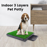 Floofi Pet Grass Training Potty 2 Piece Set FI-LM-111-FE
