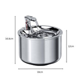 FLOOFI 2L Stainless Steel Pet Water Fountain for Cats and Small Dogs FI-WD-115-FT