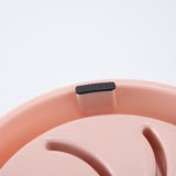 FLOOFI Dog Bowl Slow Feeder with Anti-Skid Non-Slip Grip Base (Pink) FI-FD-118-QQQ