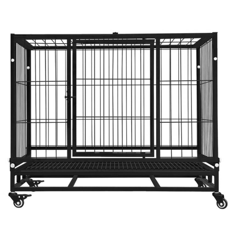 Floofi Dog Cage 32" (with wheels) FI-PC-130-XD