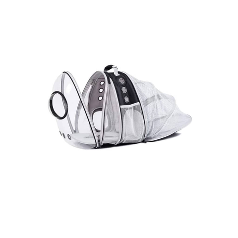 Floofi Expandable Space Capsule Backpack - Model 2 (Black) FI-BP-116-FCQ