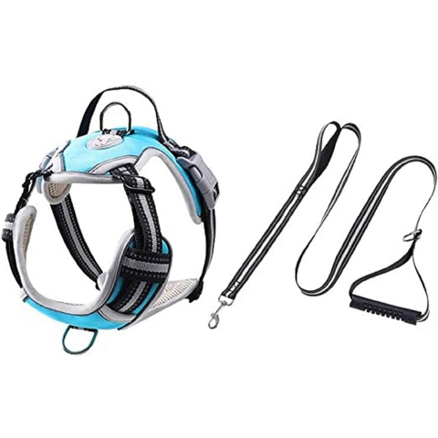 FLOOFI Dog Harness Vest XL Size (Blue) FI-PC-179-XL