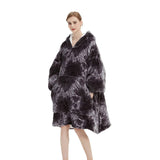 GOMINIMO Hoodie Blanket Adult Tie-Dyed Grey GO-HB-128-AYS
