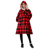 GOMINIMO Hoodie Blanket Adult Small Lattice GO-HB-130-AYS