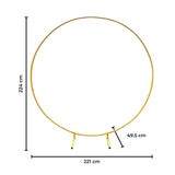 GOMINIMO 2.2 M Round Balloon Arch Kit(Gold)GO-BA-101-SD