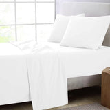 GOMINIMO 4 Pcs Bed Sheet Set 2000 Thread Count Ultra Soft Microfiber - Queen (White) GO-BS-104-XS