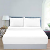 GOMINIMO 4 Pcs Bed Sheet Set 2000 Thread Count Ultra Soft Microfiber - Queen (White) GO-BS-104-XS