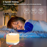 GOMINIMO White Noise Machine with Night Light and 40 Soothing Sounds for Sleeping (White)