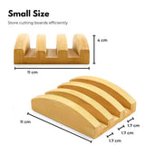 GOMINIMO 3 Pieces Bamboo Chopping Board with Stand (3 sizes) GO-CCB-102-YT