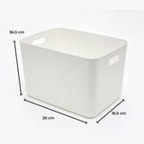 GOMINIMO 6 Pieces Plastic Storage Bins with 4 Lids (Beige)GO-SBI-100-CYP