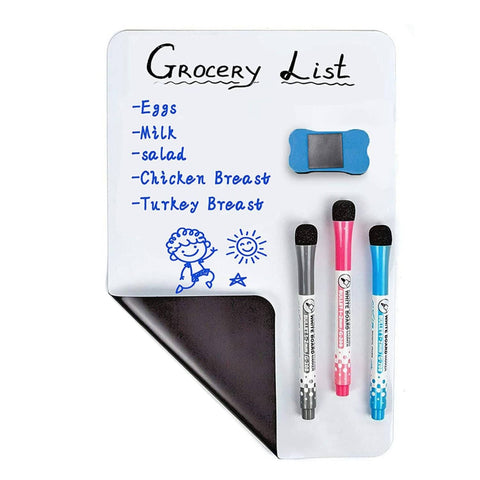 GOMINIMO Dry Erase Board for Fridge Magnetic Whiteboard 43X30cm GO-PW-101-WC