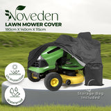 NOVEDEN Waterproof Lawn Mower Cover with Storage Bag (180ﾗ140ﾗ115cm) NE-LMC-100-TY