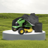 NOVEDEN Waterproof Lawn Mower Cover with Storage Bag (180ﾗ140ﾗ115cm) NE-LMC-100-TY