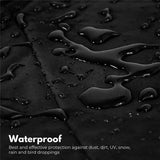 NOVEDEN Waterproof Lawn Mower Cover with Storage Bag (180ﾗ140ﾗ115cm) NE-LMC-100-TY