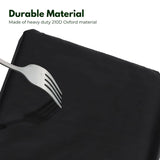 NOVEDEN Waterproof Lawn Mower Cover with Storage Bag (180ﾗ140ﾗ115cm) NE-LMC-100-TY