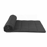 GOMINIMO Polyester Queen Size Weighted Blanket (Dark Grey 5kg) HM-WB-108-DJ