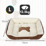 Floofi Pet Bed Bone (L Blue) - PT-PB-173-QQQ