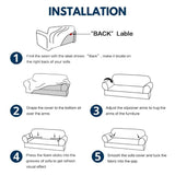 GOMINIMO Velvet Sofa Cover 2 Seater (Blush Brown) HM-SF-105-RD