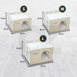 Floofi Box House White (S) - PT-PH-191-GF