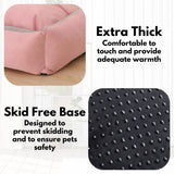 Floofi Pet Bed Moon Design (M Pink) PT-PB-247-YMJ