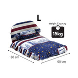 Floofi Pet Bed With Pillow and Quilt Star (L) PT-PB-256-YMJ