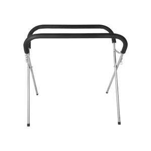 RYNOMATE 2x Adjustable Straight Leg Work Bench Panel Stand (Black) RNM-WBPS-100-QL